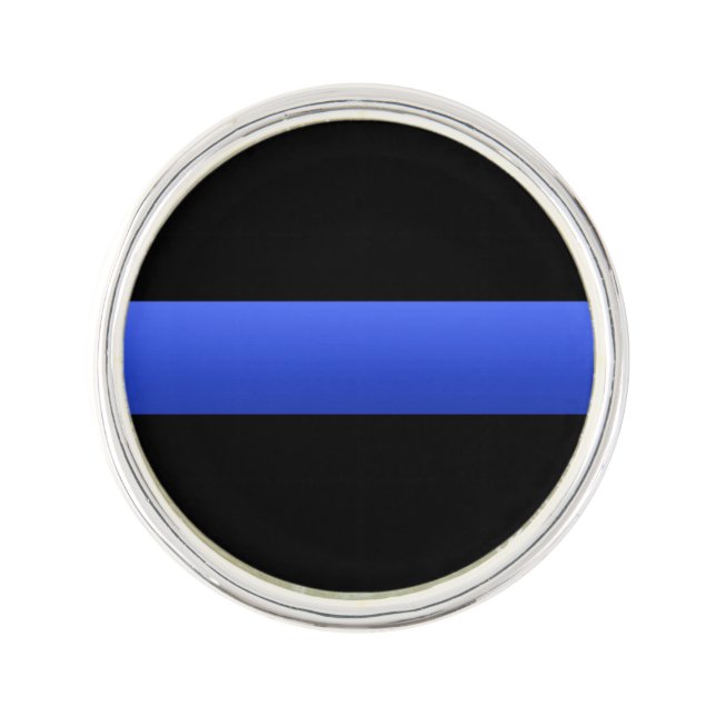 Support Police on the Thin Blue Line Pin (Front)