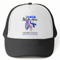 Support Prostate Cancer Awareness Ribbon Gifts Trucker Hat