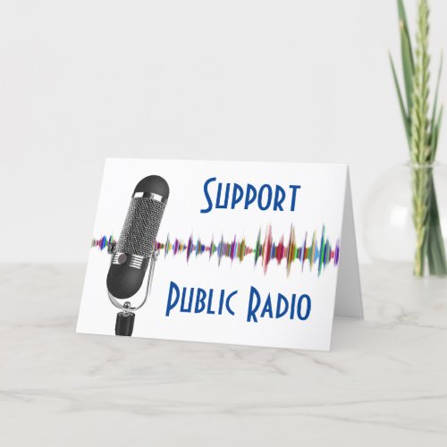 Support Public Radio  Card