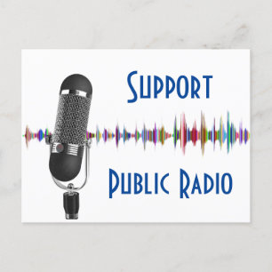Support Public Radio Postcard