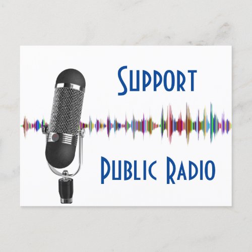 Support Public Radio  Postcard