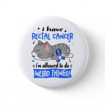 Support Rectal Cancer Awareness Ribbon Gifts Button