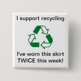 Support recycling i've worn this skirt TWICE ! Button