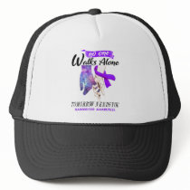 Support Sarcoidosis Awareness Ribbon Gifts Trucker Hat
