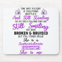 Support Sarcoidosis Warrior Gifts Mouse Pad