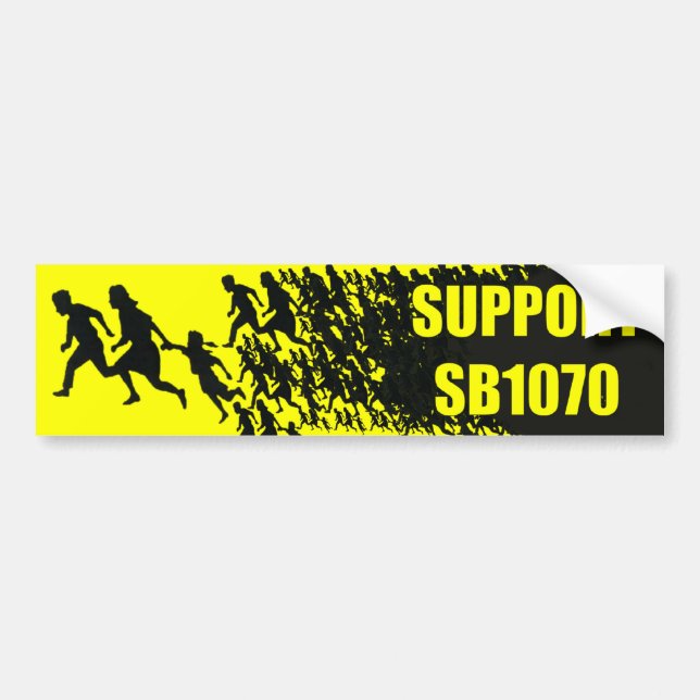 Support SB1070 - Support Arizona Bumper Sticker (Front)