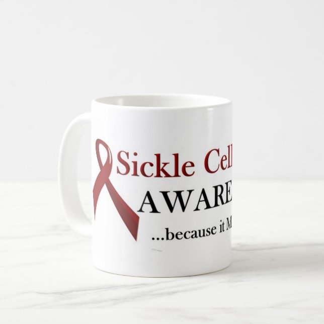 Support Sickle Cell Coffee Mug (Front Left)
