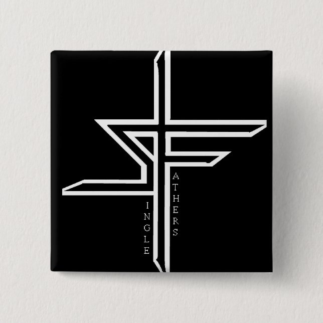 Support Single Fathers Pinback Button (Front)