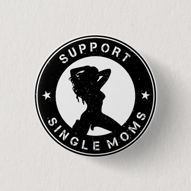 Support Single Mom Button (Front)