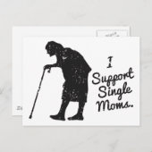 Support Single Moms Postcard (Front/Back)