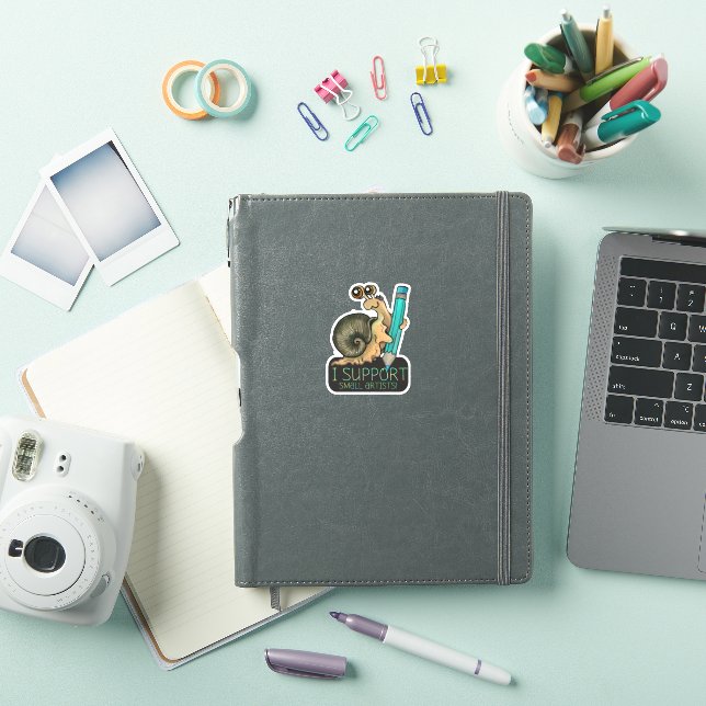 Support Small Artists Snail Sticker (iPad Cover)