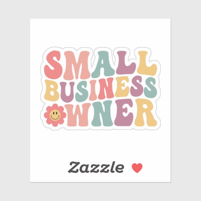 Support Small Business Owner, Entrepreneur Gift Sticker (Sheet)