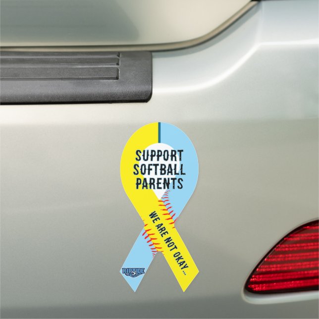"Support Softball Parents "Car Magnet (In Situ)