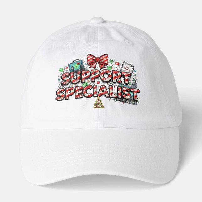Support Specialist – Medical Christmas Hat (Front)