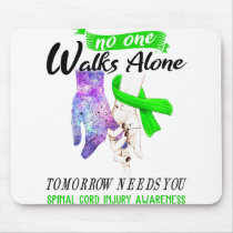 Support Spinal Cord Injury Awareness Ribbon Gifts Mouse Pad