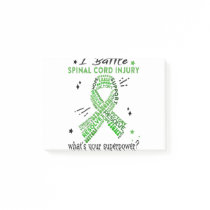 Support Spinal Cord Injury Warrior Gifts Post-it Notes