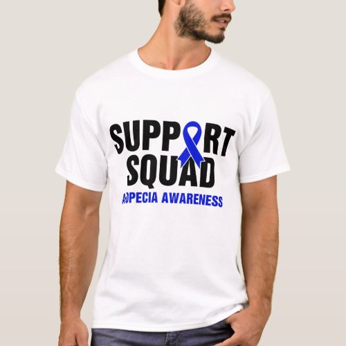 Support Squad Alopecia Awareness T_Shirt