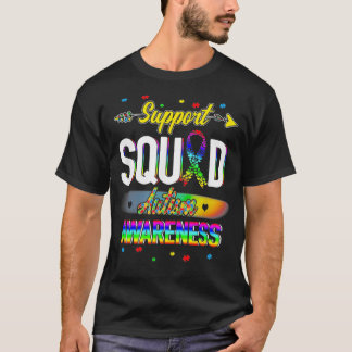 Support Squad Autism Awareness Puzzle Piece T-Shirt