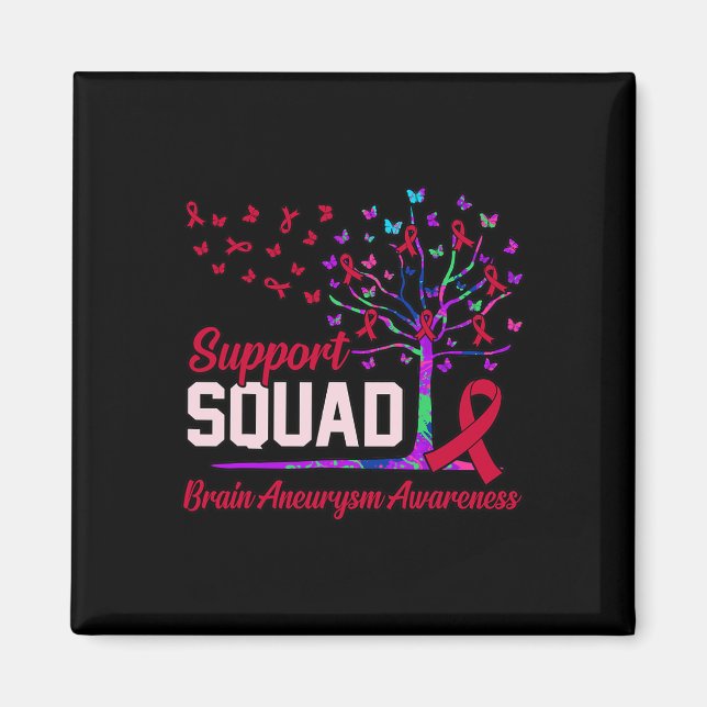 Support Squad Brain Aneurysm Awareness Month Suppo Magnet (Front)