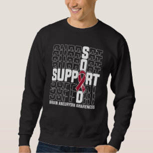 Support Squad Brain Aneurysm Awareness Sweatshirt