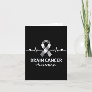 Support squad brain cancer awareness brain tumor card