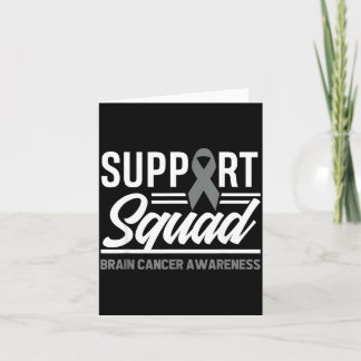 Support Squad Brain Tumor Support Brain Cancer Card