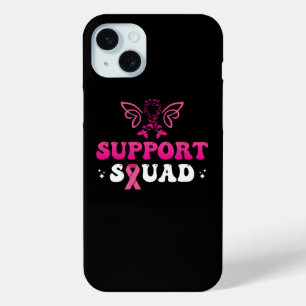 support squad breast cancer awareness iPhone 15 plus case