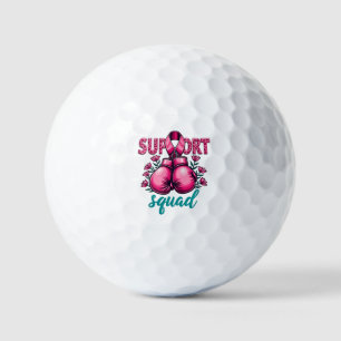 Support Squad Breast Cancer Awareness Gloves Box Golf Balls