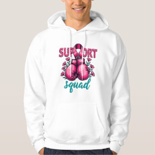 Support Squad Breast Cancer Awareness Gloves Box Hoodie