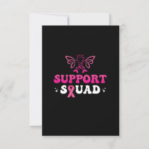 support squad breast cancer awareness invitation
