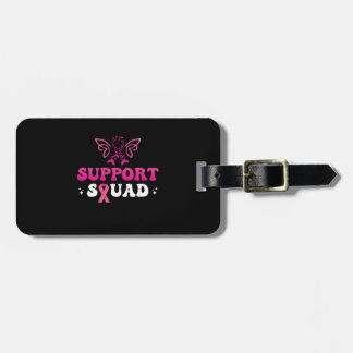 support squad breast cancer awareness luggage tag
