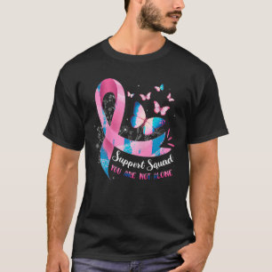 Support Squad Breast Cancer Awareness Pink Ribbon T-Shirt