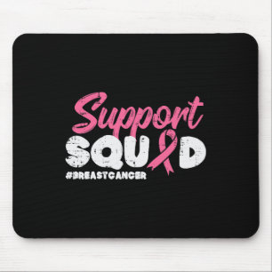 Support Squad Breast Cancer Awareness Ribbon Men W Mouse Pad