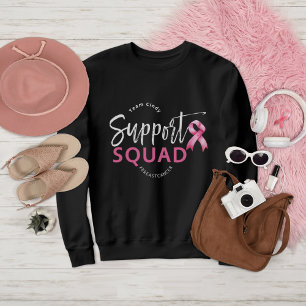 Support Squad Breast Cancer Pink Ribbon Sweatshirt