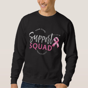 Support Squad Breast Cancer Pink Ribbon Sweatshirt