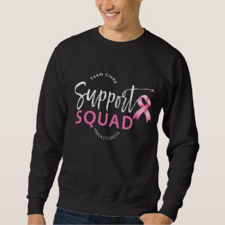 Support Squad Breast Cancer Pink Ribbon Sweatshirt
