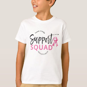 Support Squad Breast Cancer Pink Ribbon T-Shirt