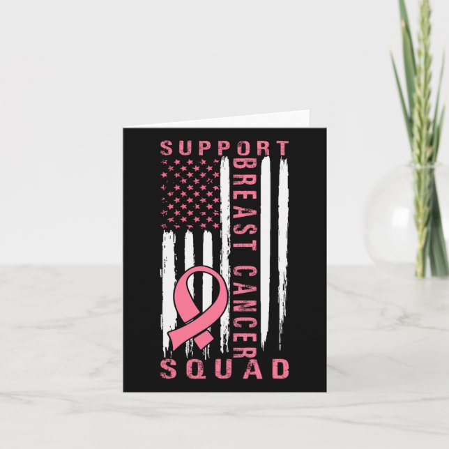 Support Squad Breast Cancer – Pink Support Squad  Card (Front)