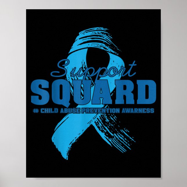 Support Squad Child Abuse Prevention Awareness Poster (Front)