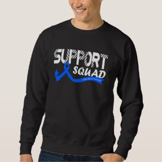 Support Squad Child Abuse Prevention Awareness Rib Sweatshirt