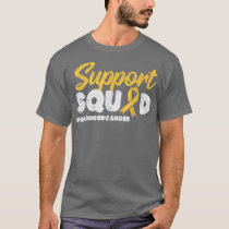 Support Squad Childhood Cancer Awareness Men Women T-Shirt