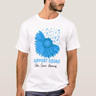 Support Squad Colon Cancer Awareness T-Shirt