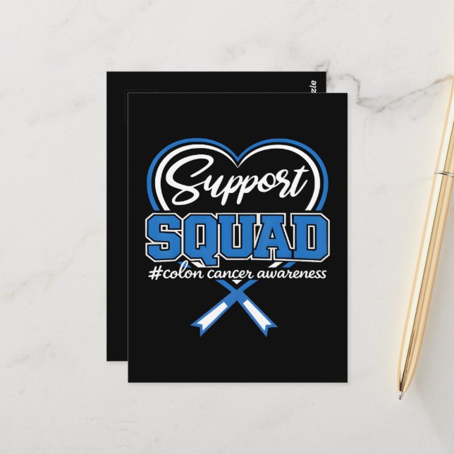 Support Squad Colon Postcard (Front/Back In Situ)