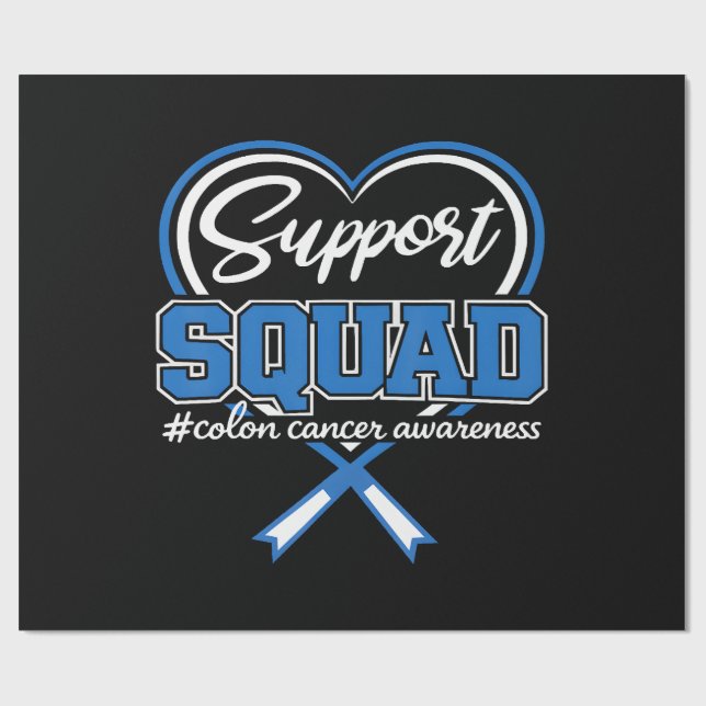 Support Squad Colon Wrapping Paper (Flat)