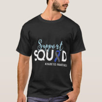 Support Squad Diabetes Awareness Type 1 For Men Wo T-Shirt