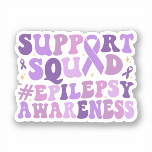 Support Squad Epilepsy Awareness Month Epilepsy Sticker