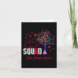Support Squad For Brain Aneurysm Awareness  Card
