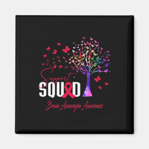 Support Squad For Brain Aneurysm Awareness  Magnet