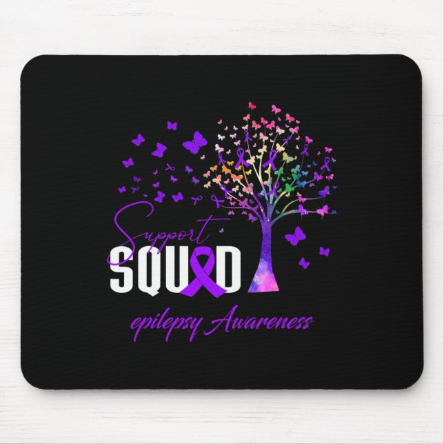 Support Squad For Epilepsy Awareness  Mouse Pad (Front)