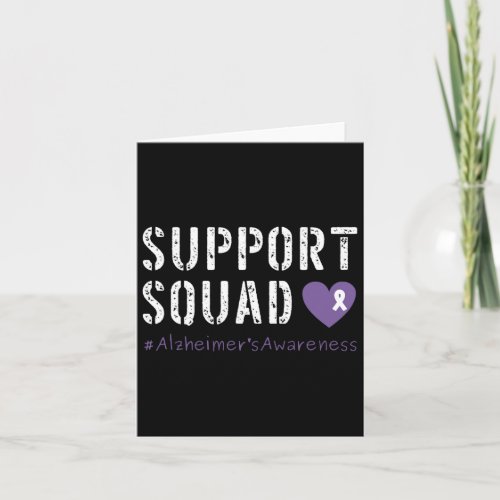 Support Squad Heimers Awareness  Card